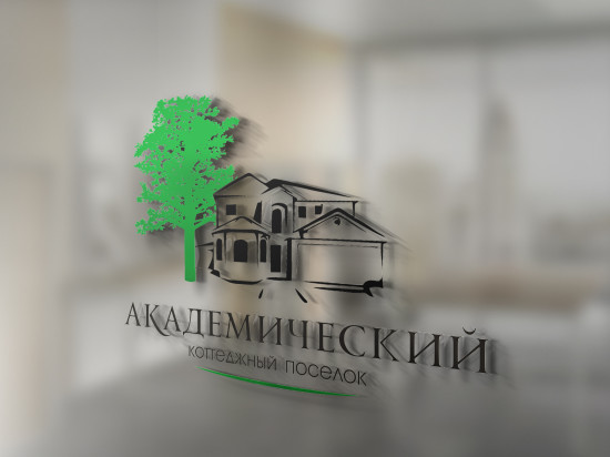 Логотип АКАДЕМИЧЕСКИЙ - в-8 - 3d -2